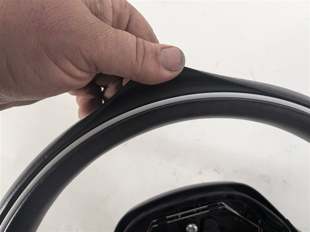 Thumbnail 11: 14-17 BMW i3 I01 LEATHER MULTIFUNCTION STEERING WHEEL w/ CRUISE CONTROL (Black)
