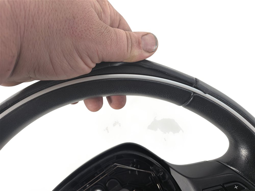 Thumbnail 13: 14-17 BMW i3 I01 LEATHER MULTIFUNCTION STEERING WHEEL w/ CRUISE CONTROL (Black)