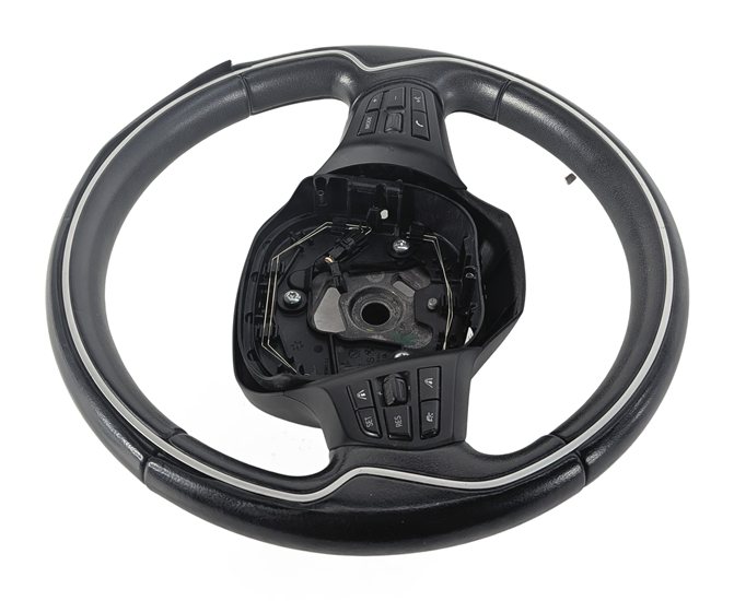 Thumbnail 8: 14-17 BMW i3 I01 LEATHER MULTIFUNCTION STEERING WHEEL w/ CRUISE CONTROL (Black)
