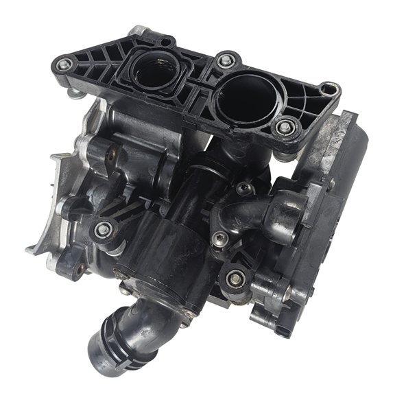 Thumbnail 10: 16-23 AUDI A3 A4 A5 A6 Q5 Q7 S3 TT 2.0L TURBO WATER PUMP w/ THERMOSTAT HOUSING