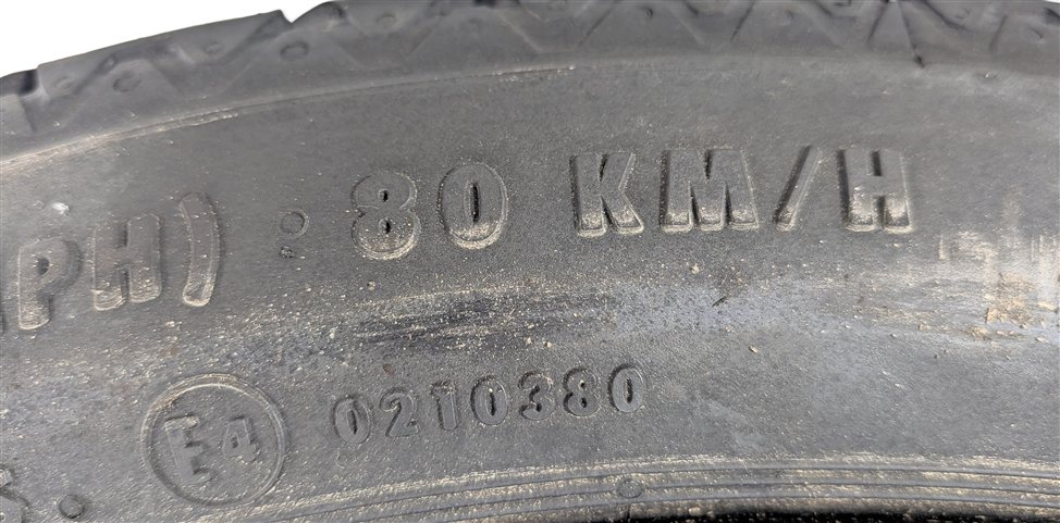 Thumbnail 7: 15-18 VW JETTA AUDI A3 S3 (8V) 18x3.5" EMERGENCY ROADSIDE SPARE TIRE WHEEL RIM