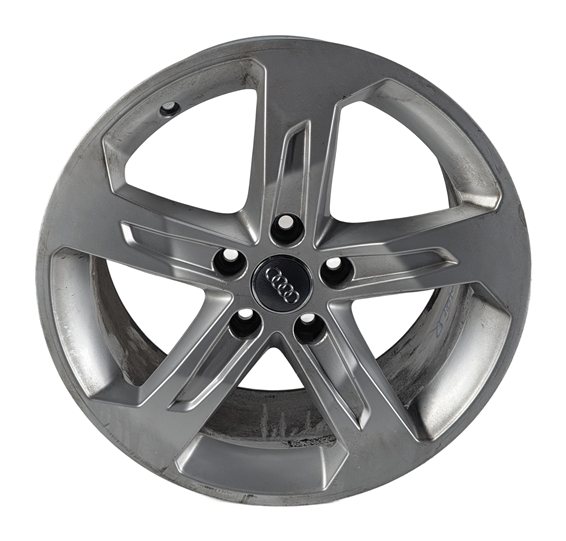 2017-2018 AUDI A3 (8V) 17X7.5 INCH ALUMINUM ALLOY 5 SPOKE (OPT CTO) WHEEL RIM
