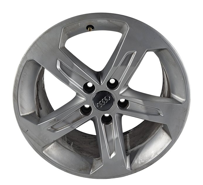 Thumbnail 2: 2017-2018 AUDI A3 (8V) 17X7.5 INCH ALUMINUM ALLOY 5 SPOKE (OPT CTO) WHEEL RIM