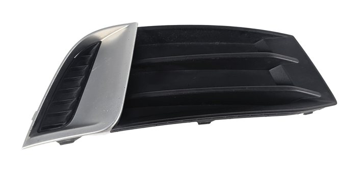 Thumbnail 2: 17-19 AUDI A3 8V FRONT RIGHT LOWER BUMPER GRILLE NON S-LINE SILVER BLACK