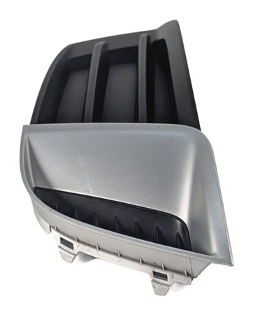 Thumbnail 4: 17-19 AUDI A3 8V FRONT RIGHT LOWER BUMPER GRILLE NON S-LINE SILVER BLACK