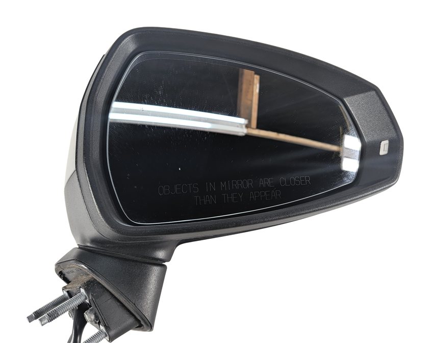 Thumbnail 10: 15-18 AUDI A3 S3 (8V) RIGHT PASSENGER MANUAL FOLD HEATED DOOR MIRROR (Black)