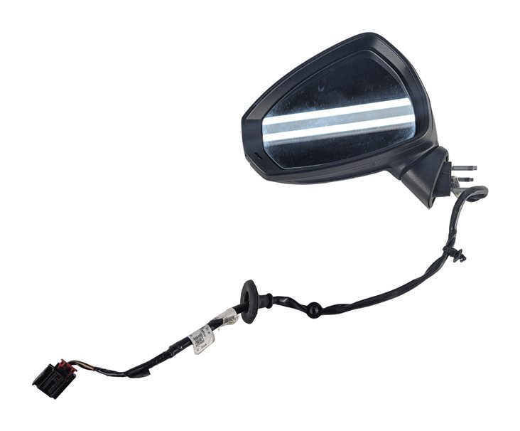 2015-2018 AUDI A3 S3 (8V) DRIVER MANUAL FOLD HEATED DOOR MIRROR (Black)
