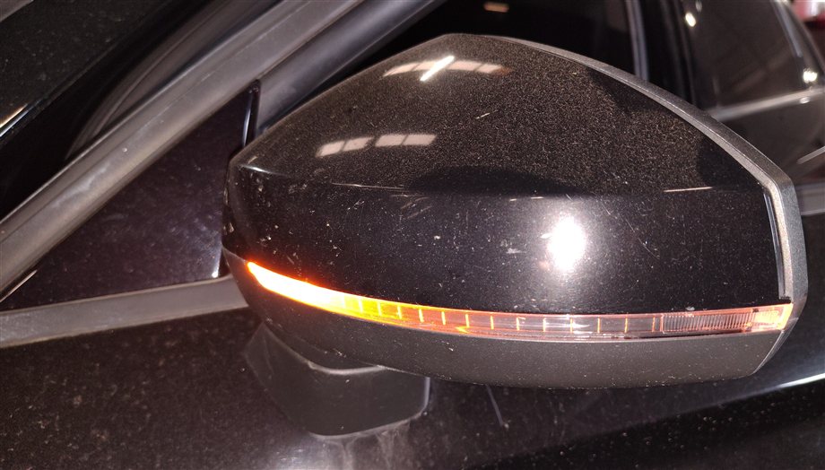 Thumbnail 2: 2015-2018 AUDI A3 S3 (8V) DRIVER MANUAL FOLD HEATED DOOR MIRROR (Black)
