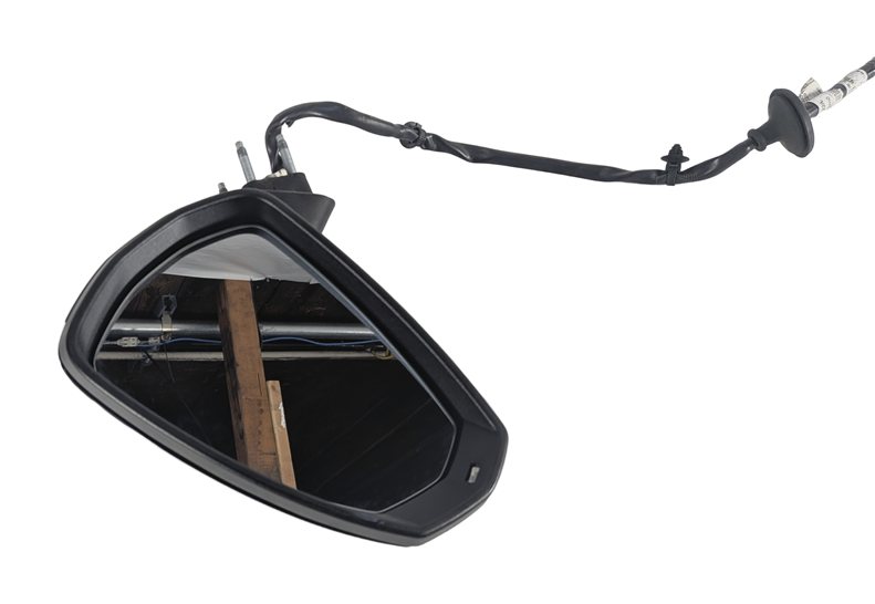 Thumbnail 6: 2015-2018 AUDI A3 S3 (8V) DRIVER MANUAL FOLD HEATED DOOR MIRROR (Black)
