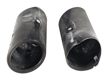 2017-2018 AUDI A3 (8V) REAR LEFT & RIGHT MUFFLER EXHAUST TIP SET 2