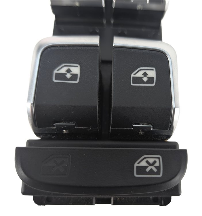 Thumbnail 12: 17-20 AUDI A3 S3 RS3 (8V 8Y) FRONT LEFT DRIVER DOOR MASTER WINDOW SWITCH (BLACK)