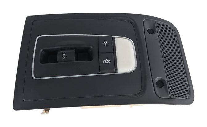 Thumbnail 6: 17-19 AUDI A3 (8V) FRONT ROOF DOME COURTESY LIGHT w/SUNROOF SWITCH (Black)