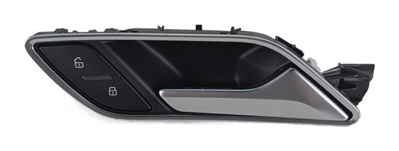 Thumbnail 2: 15-20 AUDI A3 S3 (8V) REAR RIGHT INTERIOR DOOR HANDLE w/ LOCK SWITCH BUTTON