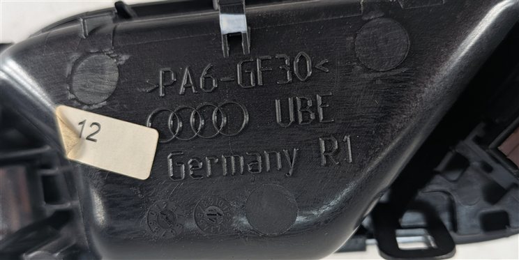 Thumbnail 7: 15-20 AUDI A3 S3 (8V) REAR RIGHT INTERIOR DOOR HANDLE w/ LOCK SWITCH BUTTON