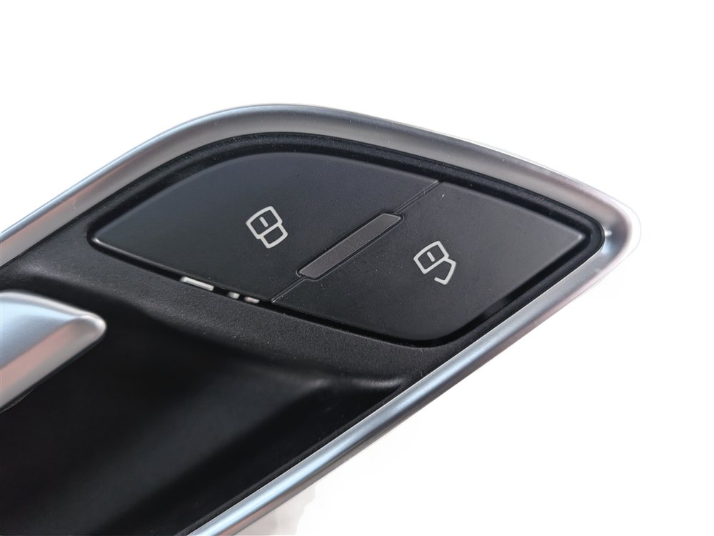 Thumbnail 8: 15-20 AUDI A3 S3 (8V) REAR RIGHT INTERIOR DOOR HANDLE w/ LOCK SWITCH BUTTON