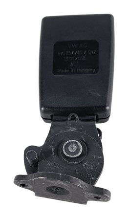 Thumbnail 13: 2018 AUDI A3 (8V) REAR LEFT/CENTER/RIGHT SEATBELT BUCKLE SET/3 (Black)