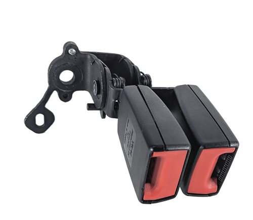 Thumbnail 4: 2018 AUDI A3 (8V) REAR LEFT/CENTER/RIGHT SEATBELT BUCKLE SET/3 (Black)