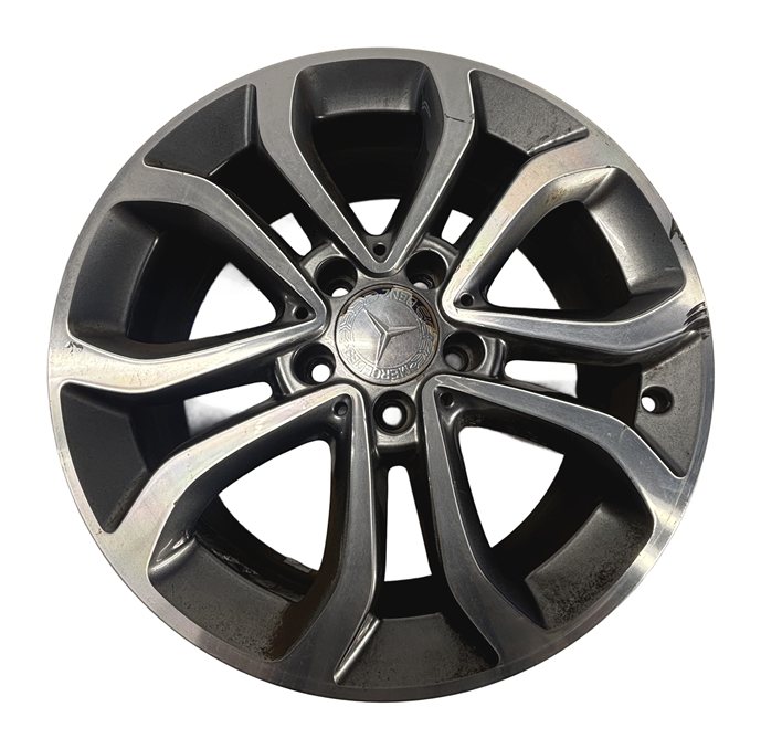 Thumbnail 10: 2015-2018 MERCEDES C300 C300d (W205) 17x7 INCH 10 SPOKE ALUMINUM WHEEL RIM SET/4