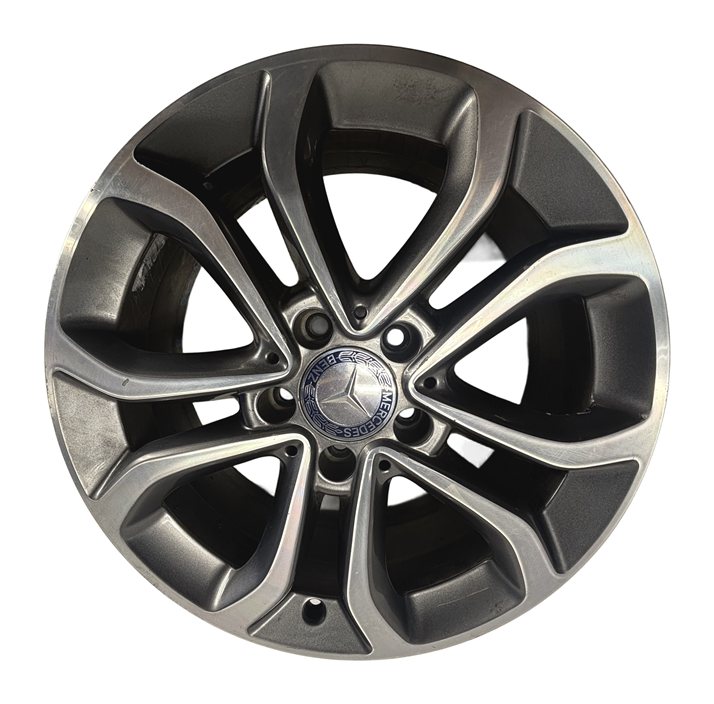 Thumbnail 14: 2015-2018 MERCEDES C300 C300d (W205) 17x7 INCH 10 SPOKE ALUMINUM WHEEL RIM SET/4