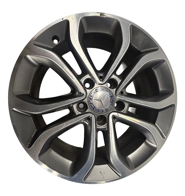 Thumbnail 6: 2015-2018 MERCEDES C300 C300d (W205) 17x7 INCH 10 SPOKE ALUMINUM WHEEL RIM SET/4