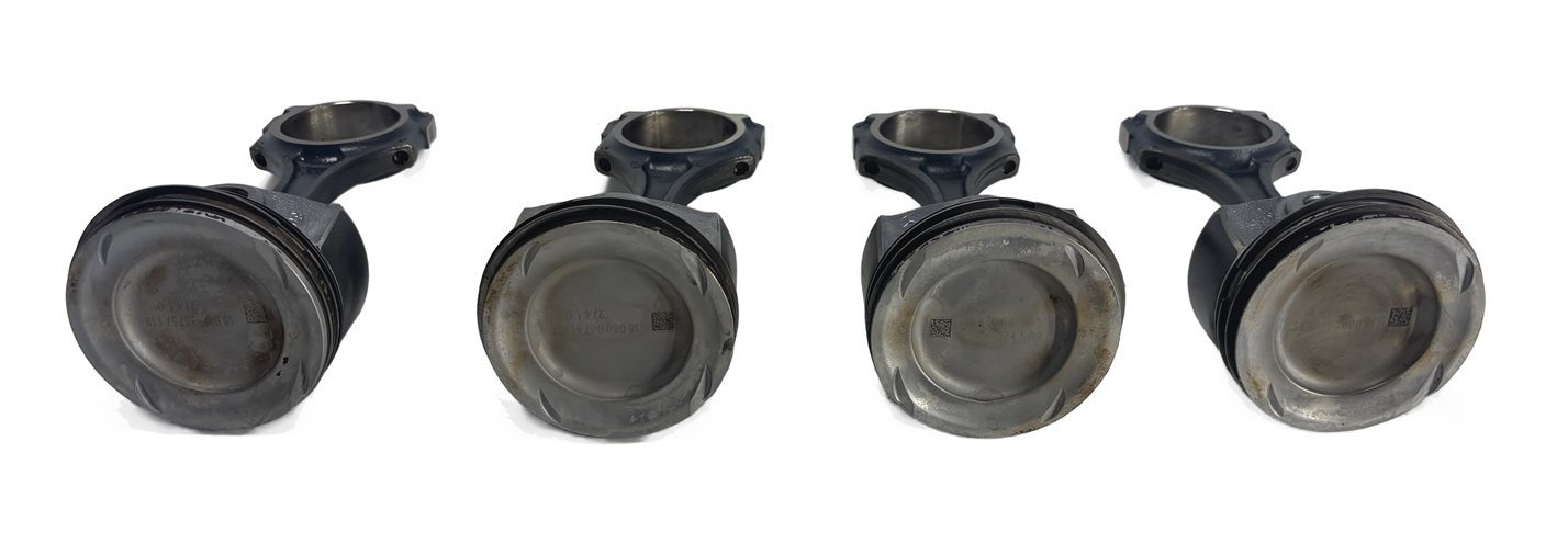 Thumbnail 2: 15-22 MERCEDES C E GLC SLC SLK (W205 W213 R171 X254) 2.0L M274 ENGINE PISTON SET