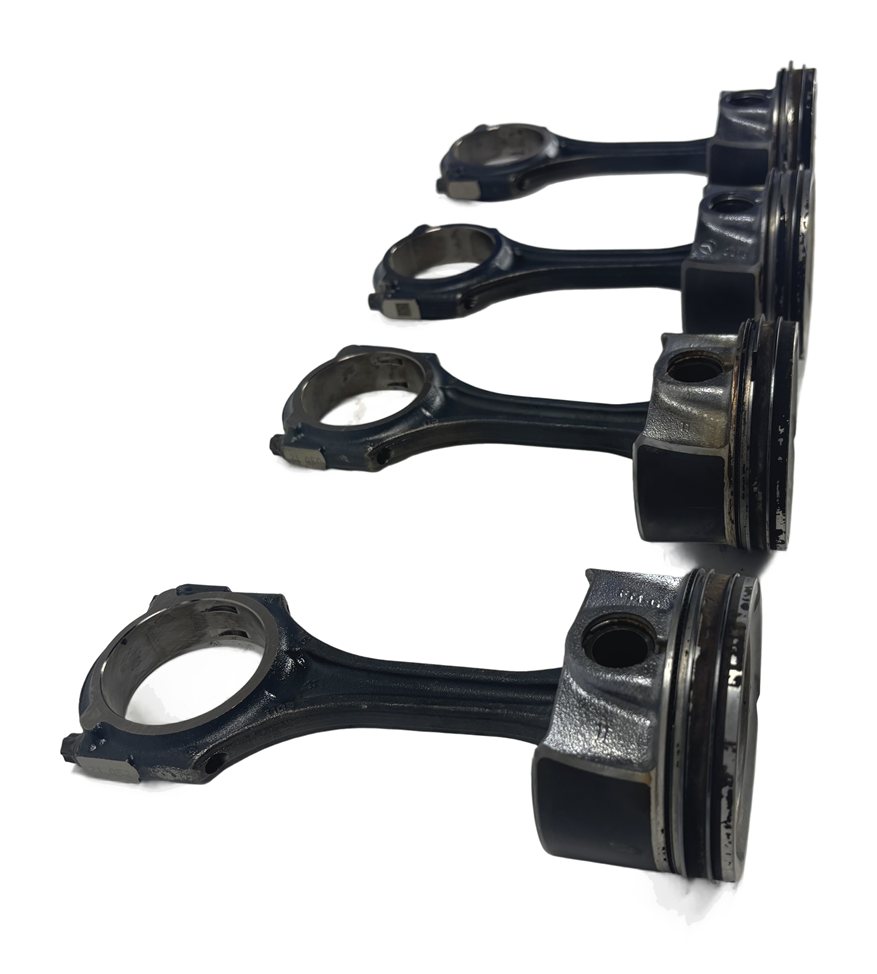 Thumbnail 4: 15-22 MERCEDES C E GLC SLC SLK (W205 W213 R171 X254) 2.0L M274 ENGINE PISTON SET