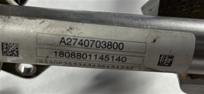 Thumbnail 8: 2016 MERCEDES C300 (W205) 2.0L (M274) ENGINE FUEL INJECTION RAIL w/INJECTORS