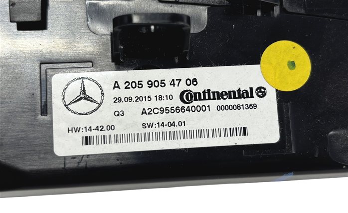 Thumbnail 9: 2015-2021 MERCEDES C300 C400 C450 GLC300 (W205 X253) TEMPERATURE CONTROL PANEL