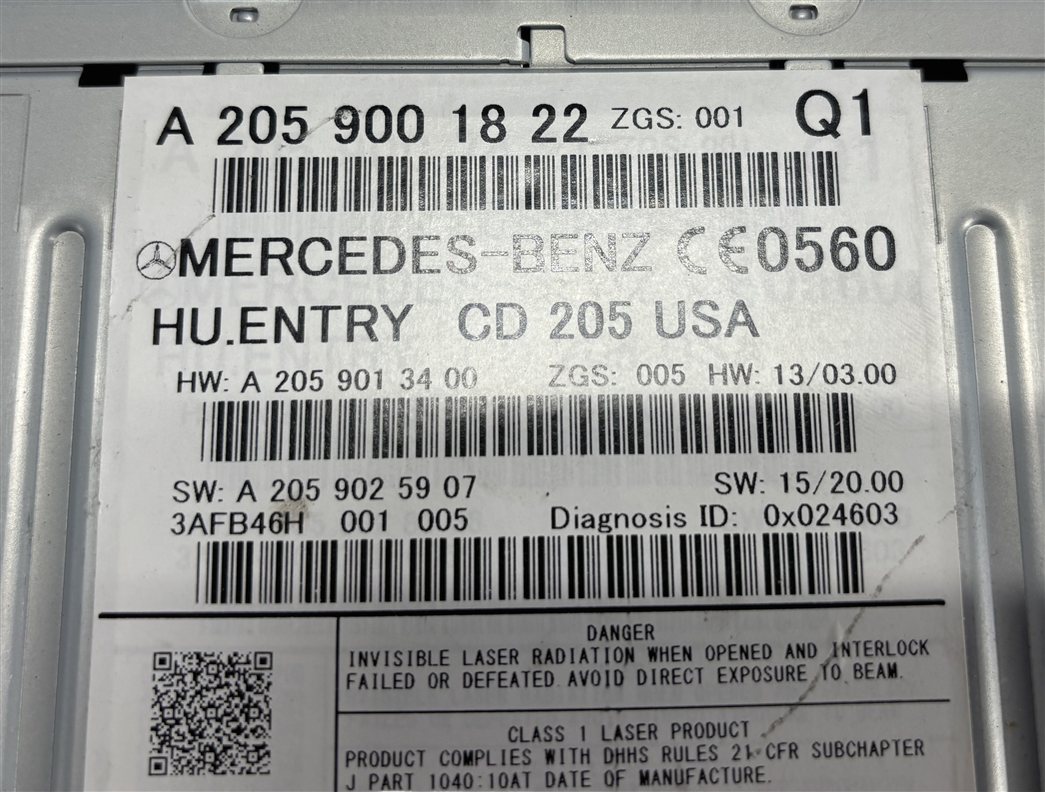 Thumbnail 8: 2016 MERCEDES C CLASS GLC300 (W205 X253) RADIO CD NAVI MEDIA HEAD RECEIVER UNIT