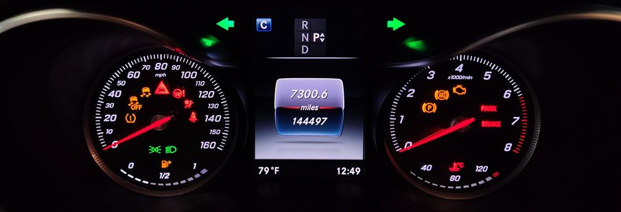 Thumbnail 2: 2016-2017 MERCEDES BENZ C300 GLC300 (W205 X253) SPEEDOMETER GAUGE CLUSTER (144k)