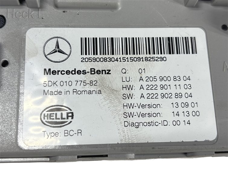 Thumbnail 5: 15-16 MERCEDES C300 C350 C400 C450 (W205) REAR SIGNAL ACQUISITON CONTROL MODULE