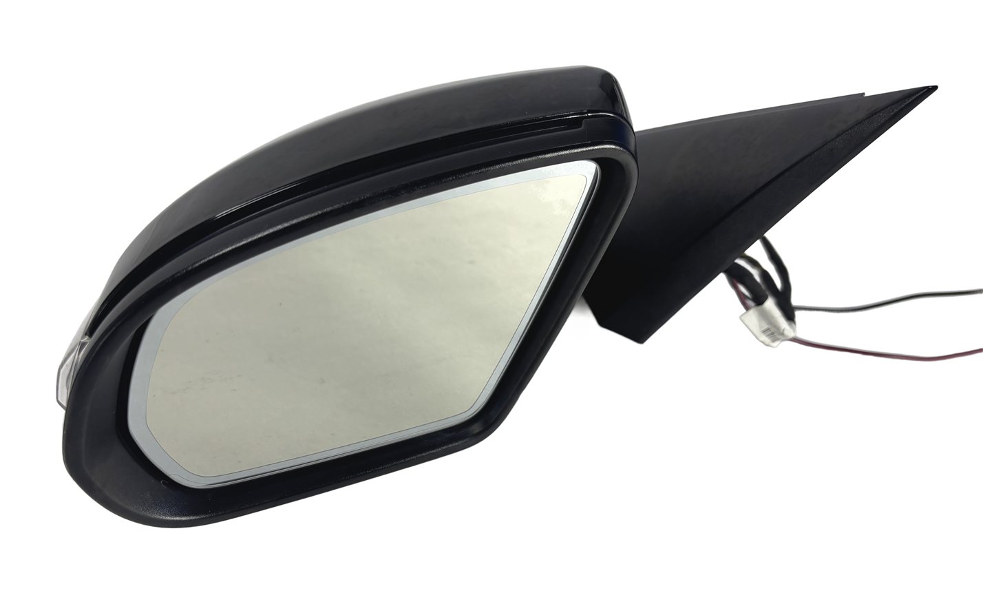 15-16 MERCEDES C-CLASS W205 LEFT PFOLD HEAT MEMORY AUTODIM DOOR MIRROR (Black)