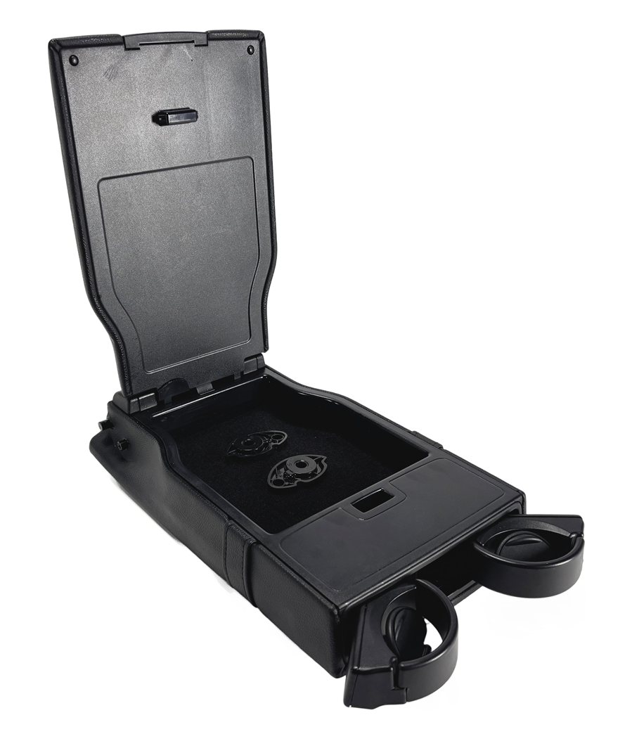 Thumbnail 3: 2016 MERCEDES C300 (W205) REAR SEAT CENTER ARMREST CUP HOLDER (Black)