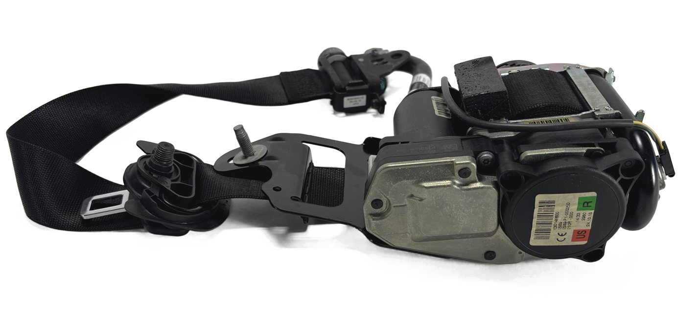 Thumbnail 3: 15-19 MERCEDES C GLC CLASS (W205 X253) RIGHT FRONT SEATBELT RETRACTOR (Black)