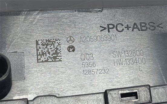Thumbnail 9: 2016-2018 MERCEDES C300 C350 C450 C63 (W205) MEDIA CONTROL SWITCH w/ CLOCK