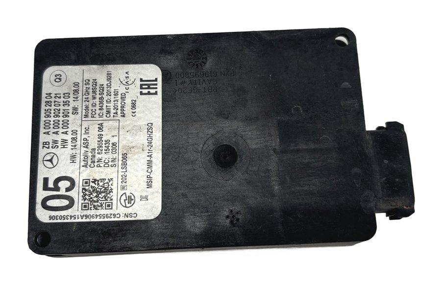 Thumbnail 2: 15-19 MERCEDES C CLA E S CLS CLASS W205 W222 W218 W117 FRONT BUMPER RADAR MODULE