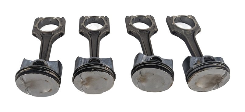 15-18 AUDI A3 A6 TT (8V C7 4G 8S) 2.0L TURBO ENGINE PISTON & CONNECTING ROD SET4