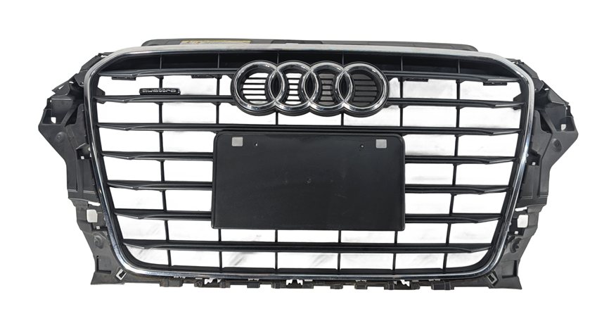 Thumbnail 2: 2015-2016 AUDI A3 (8V) FRONT CENTER MAIN GRILLE TRIM AIR VENT w/o ADAPTIVE