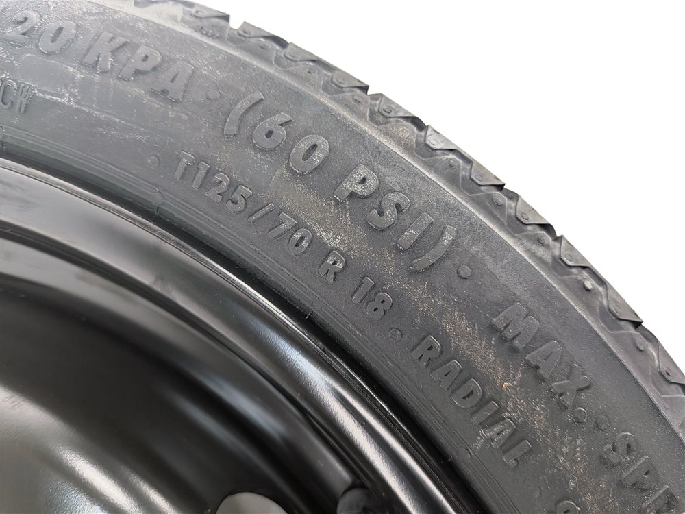 Thumbnail 3: 15-18 VW JETTA AUDI A3 S3 (8V) 18x3.5" EMERGENCY ROADSIDE SPARE TIRE WHEEL RIM