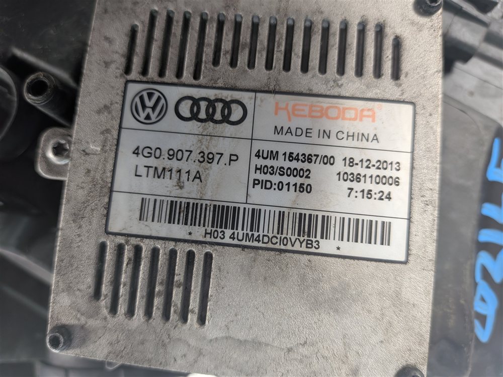 Thumbnail 7: 2015-2016 AUDI A3 (8V) LEFT DRIVER XENON HID HEADLIGHT LIGHT LAMP (8Q3 NON AFS)
