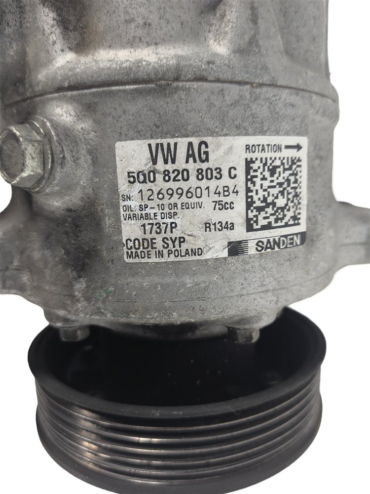 Thumbnail 5: 2015-2017 VW/AUDI A3 TT (8V MK3) GOLF 1.8T 2.0T A/C COMPRESSOR PUMP w/ CLUTCH