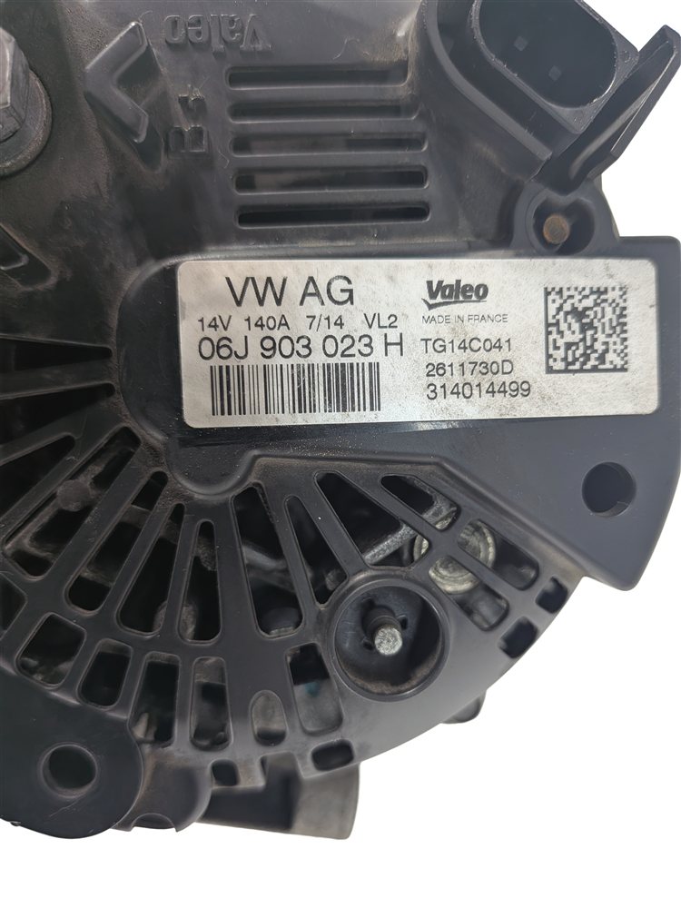 Thumbnail 4: 15-18 AUDI A3 S3 TT VW GOLF 8V MQB MK3 1.8L 2.0L TURBO 140 AMP VALEO ALTERNATOR
