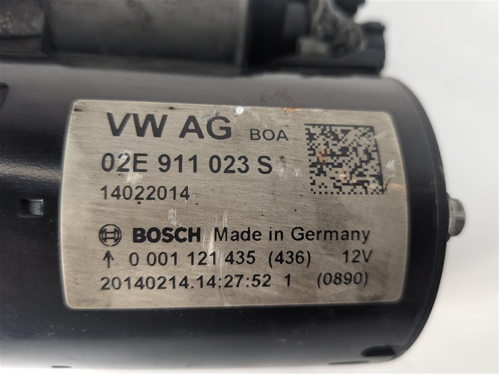Thumbnail 4: 12-17 VW / AUDI A3 S3 TT (8V MK3) BEETLE GOLF JETTA 1.8T 2.0T STARTER MOTOR