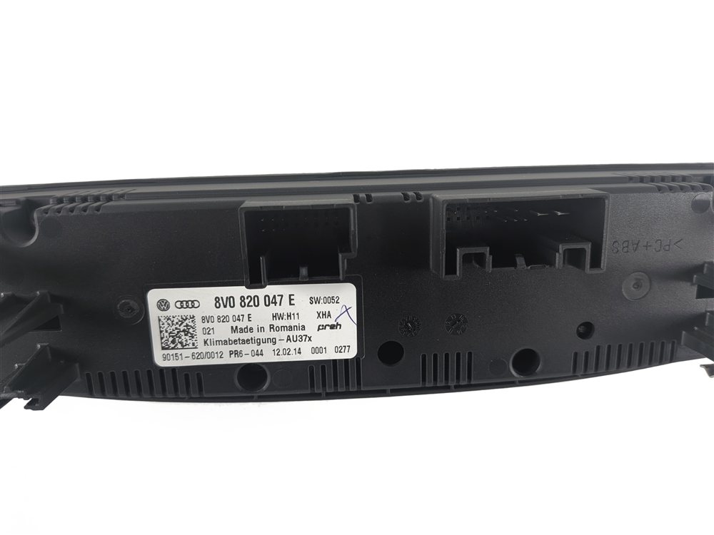 Thumbnail 4: 15-16 AUDI A3 8V HEATER AC CLIMATE CONTROL PANEL SINGLE ZONE w/HEATED SEATS