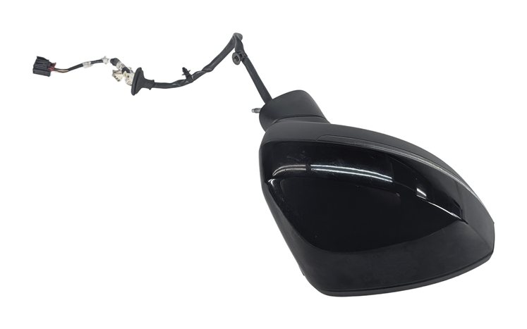 Thumbnail 5: 15-18 AUDI A3 S3 (8V) RIGHT PASSENGER MANUAL FOLD HEATED DOOR MIRROR (Black)