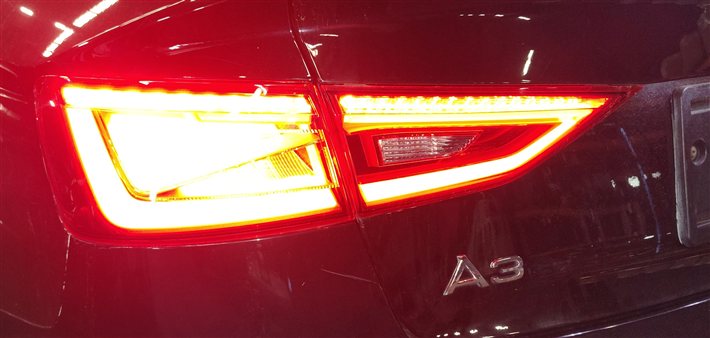Thumbnail 2: 15-16 AUDI A3 S3 (8V) SEDAN CONVERTIBLE REAR LEFT LED TAILLIGHT BRAKE LIGHT LAMP