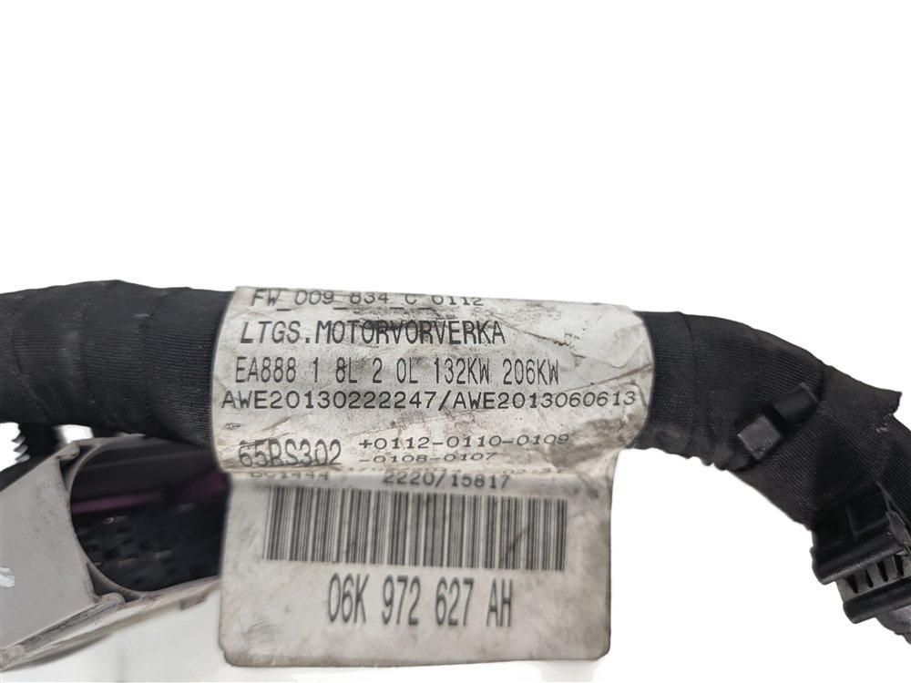 Thumbnail 4: 2015 AUDI A3 8V 2.0L CNTC ENGINE MOTOR WIRE WIRING HARNESS LOOM 06K972627AH