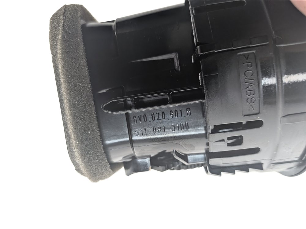 Thumbnail 4: 2015 AUDI A3 (8V) DASHBOARD HEAT AIR AC HVAC VENT GRILLE TRIM BEZEL (Black)