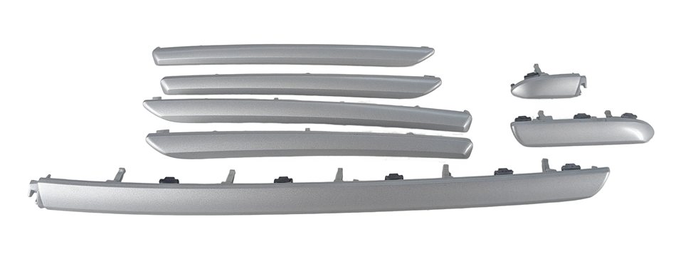 Thumbnail 2: 15 AUDI A3 8V INTERIOR DASH DOOR DECOR TRIM MOLDING PANEL SET (Micrometallic)