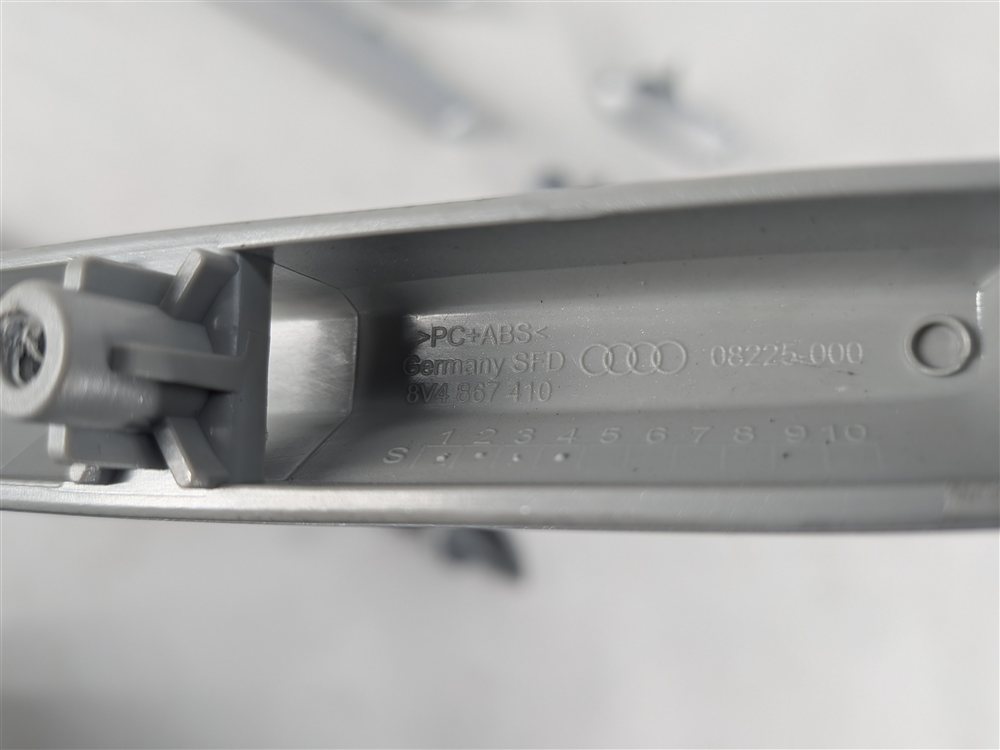 Thumbnail 3: 15 AUDI A3 8V INTERIOR DASH DOOR DECOR TRIM MOLDING PANEL SET (Micrometallic)